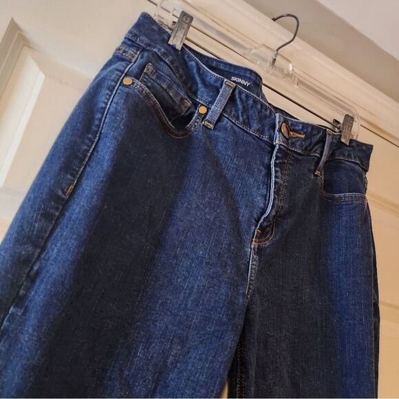 Lane Bryant Skinny stretch dark wash jeans 14R - Picture 2 of 5